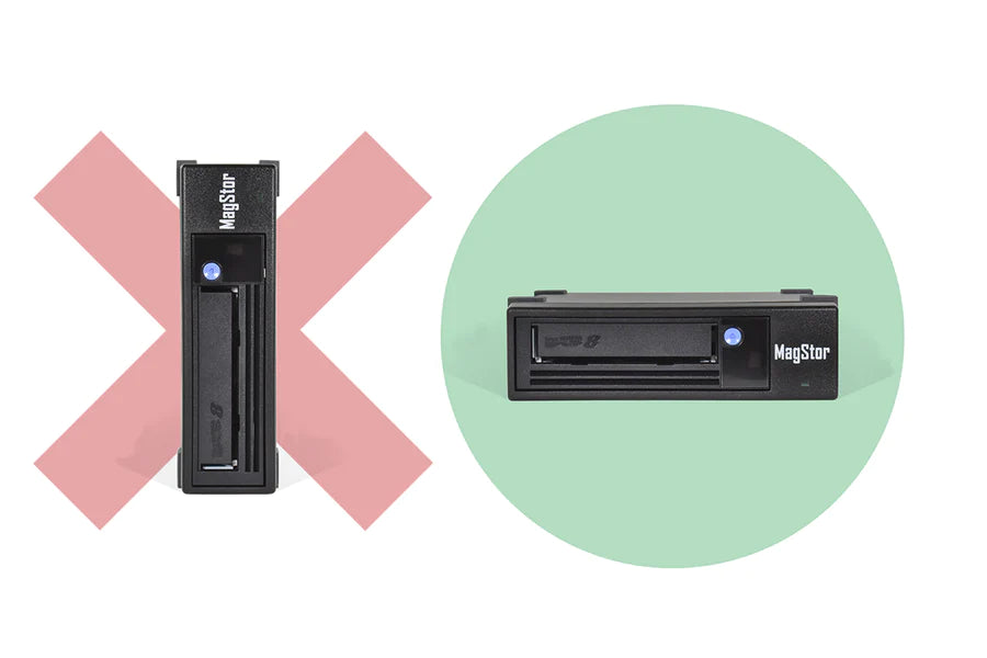 LTO Drive Orientation It can really matter! MagStor