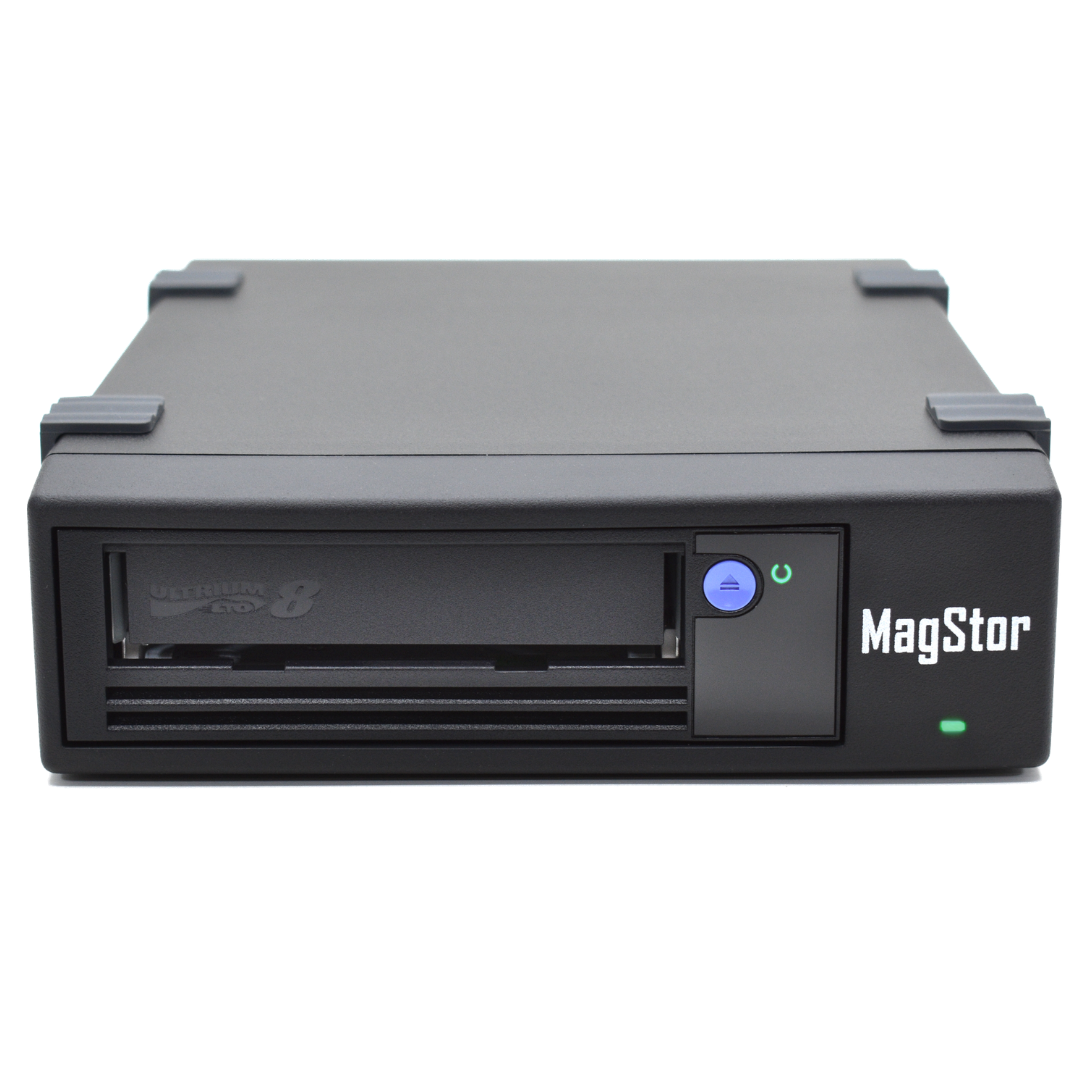 MagStor LTO8 HH SAS 8644 External Desktop Tape Drive 12TB LTFS , SAS-H