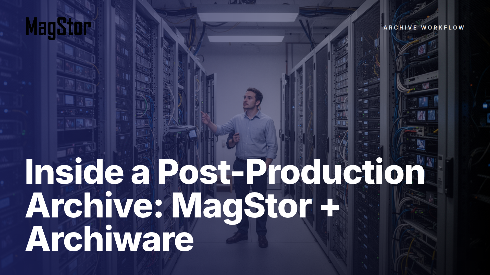 Inside a Post-Production Archive: A MagStor + Archiware Workflow