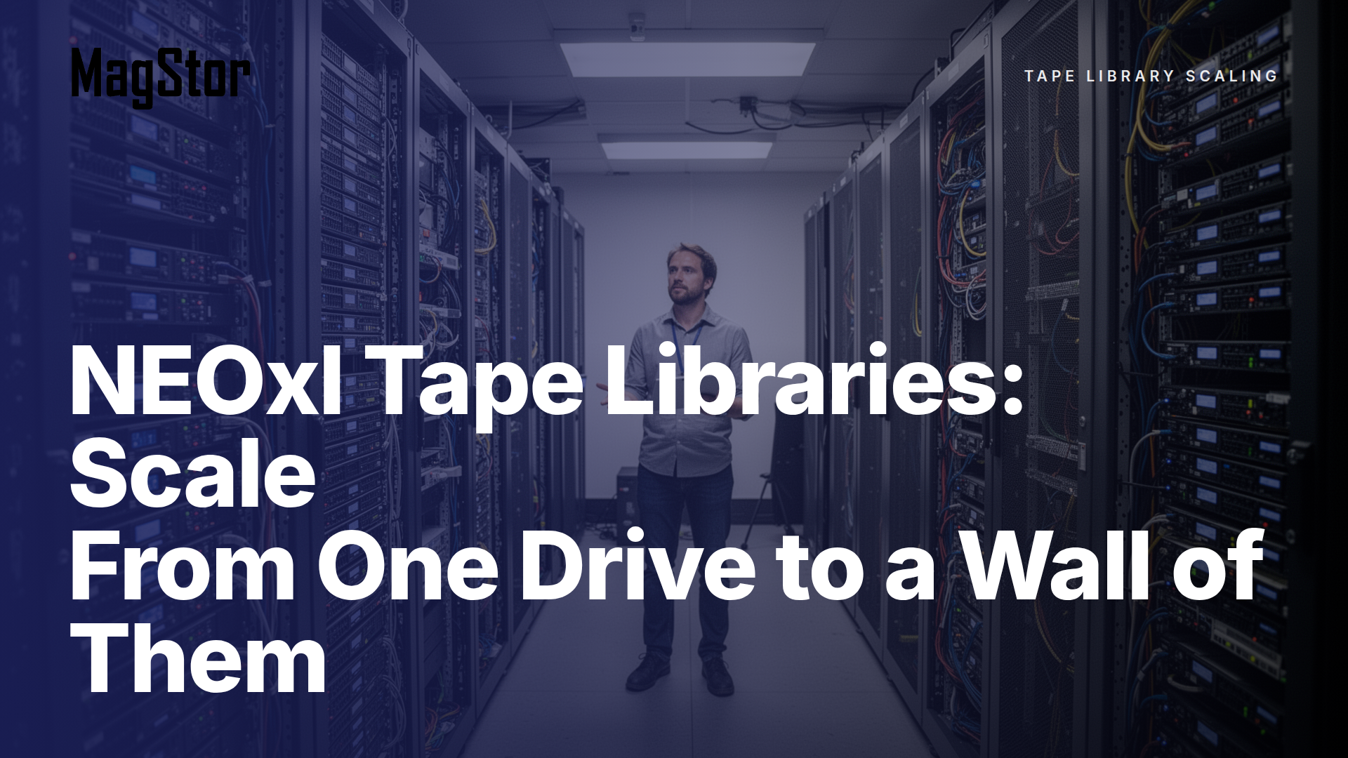NEOxl Tape Libraries: Right-Sized Storage at Every Stage