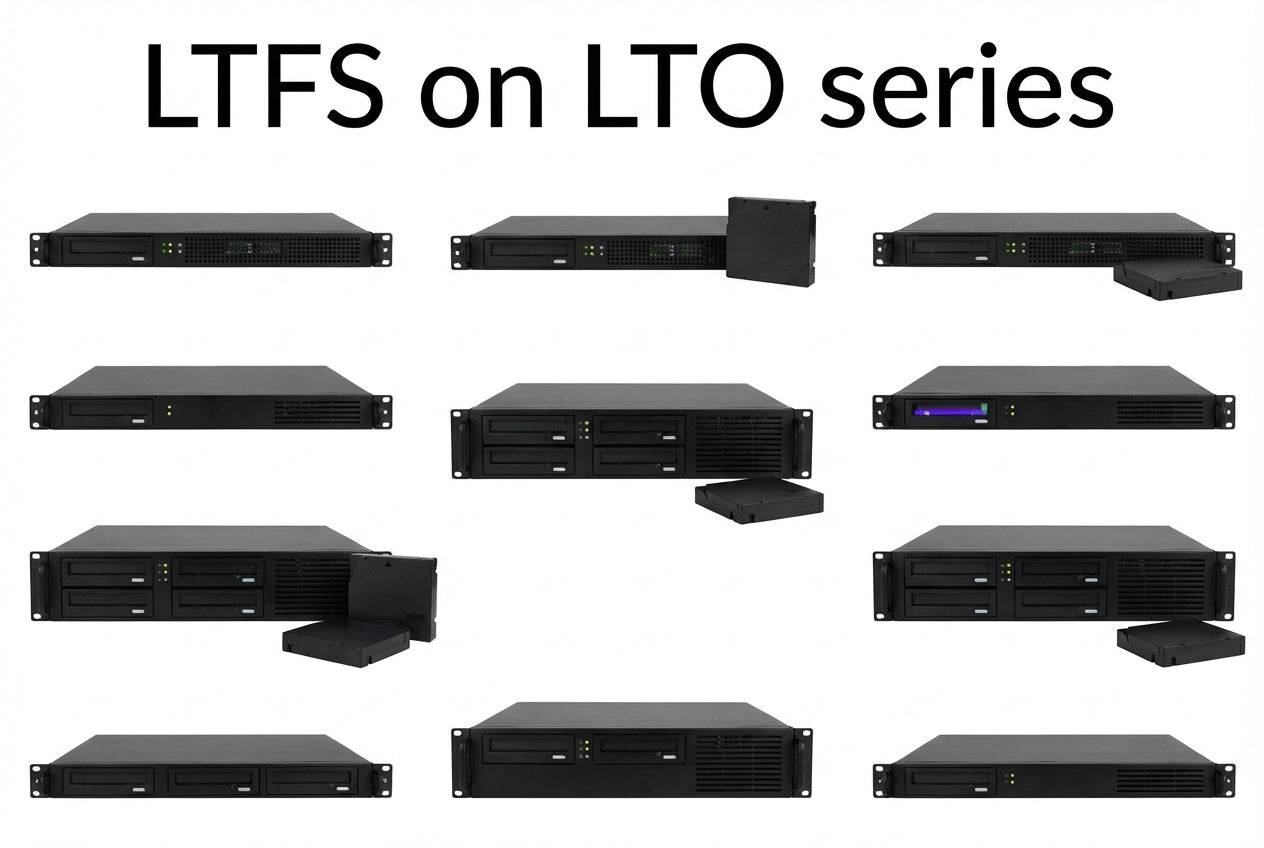 What is LTFS and why was it developed by IBM?