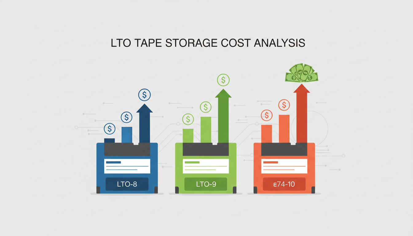 I’m looking to purchase a new tape library for backup and archive, what is the most cost effective drive type? LTO 8, LTO 9, or LTO 10? Where can I find a cost/TB analysis of different systems?