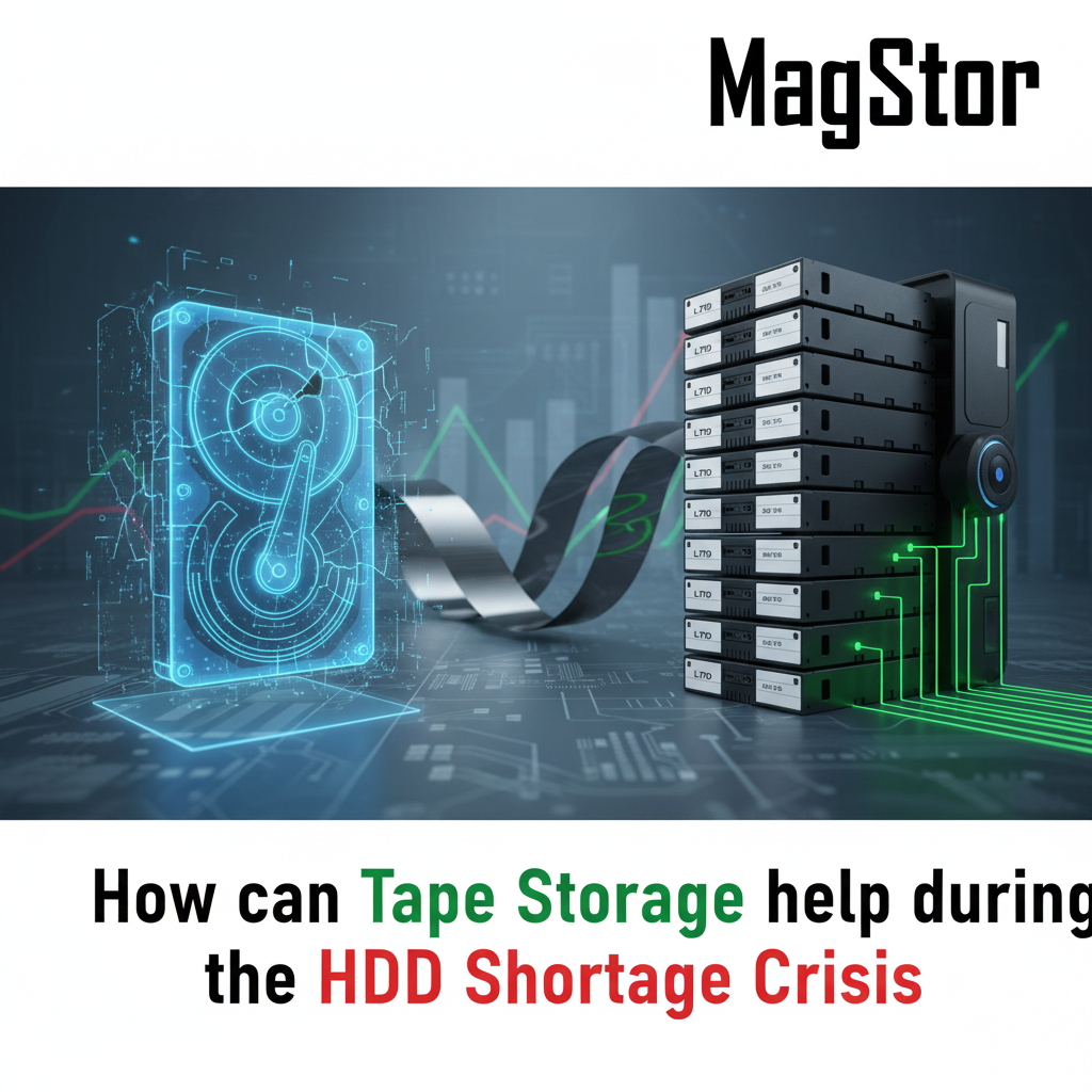 How can Tape Storage help during the HDD Shortage Crisis?