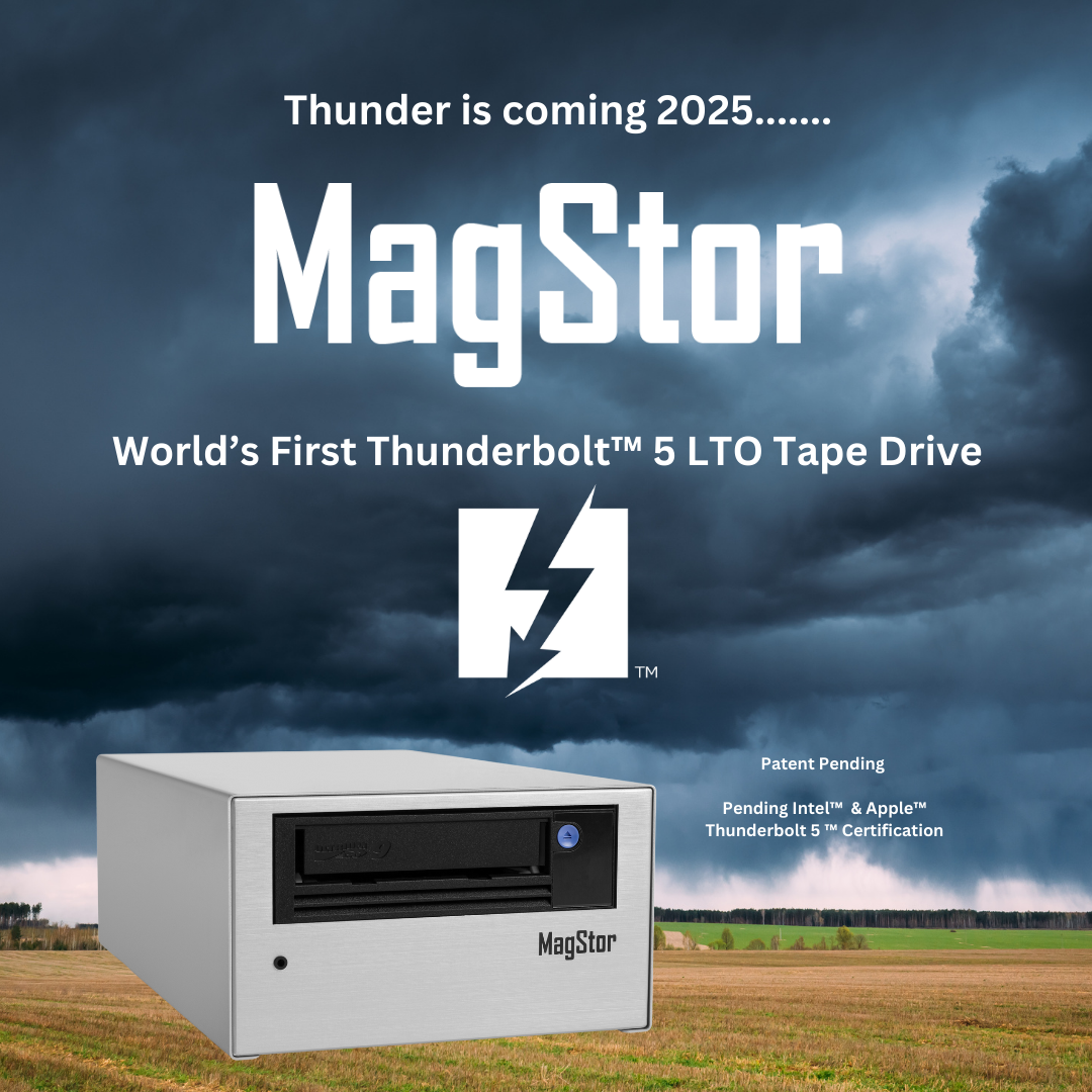 MagStor Unveils the World's First Thunderbolt™ 5 LTO Drive