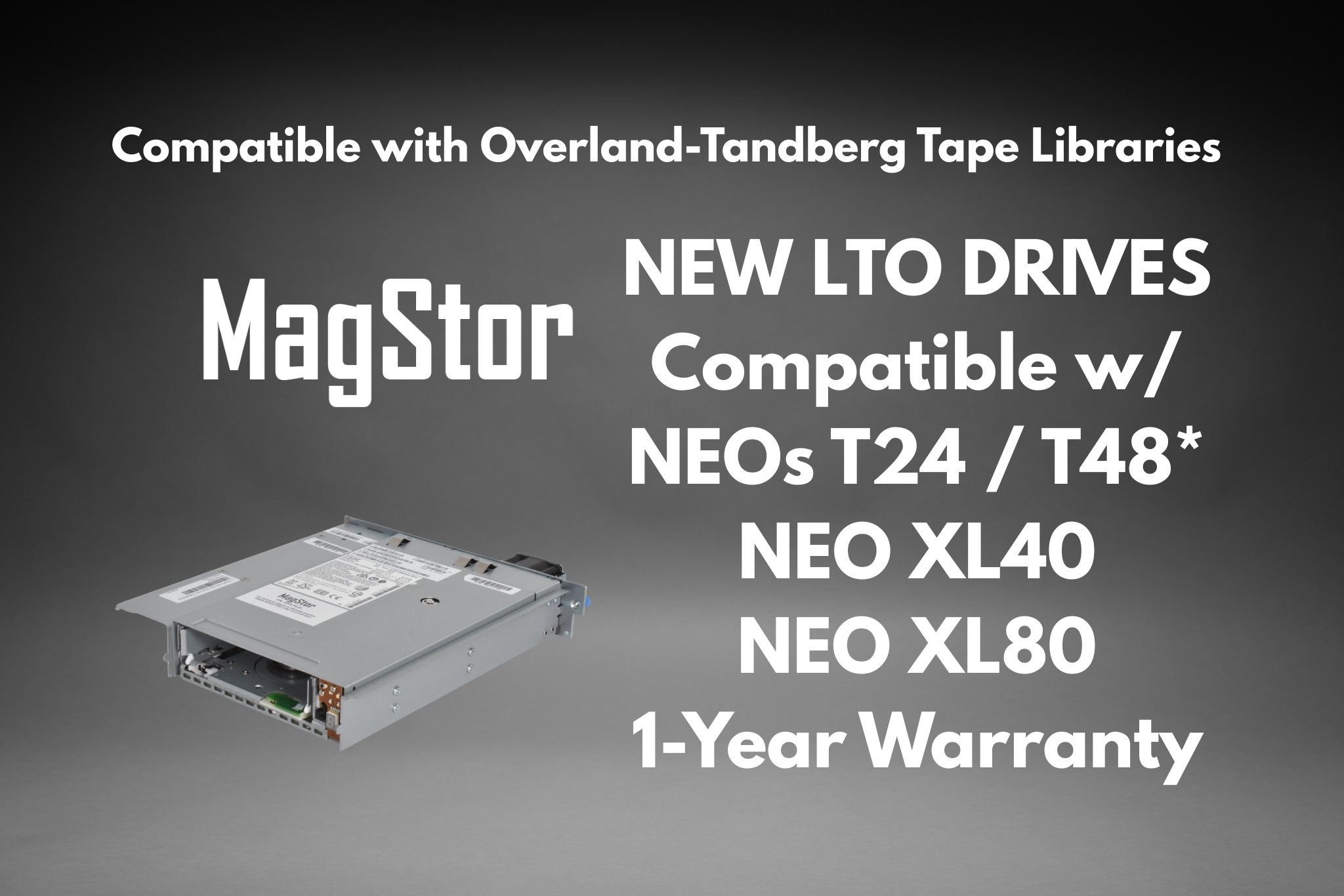 MagStor Announces Updated Warranty Terms for Overland Tandberg Compatible Drives