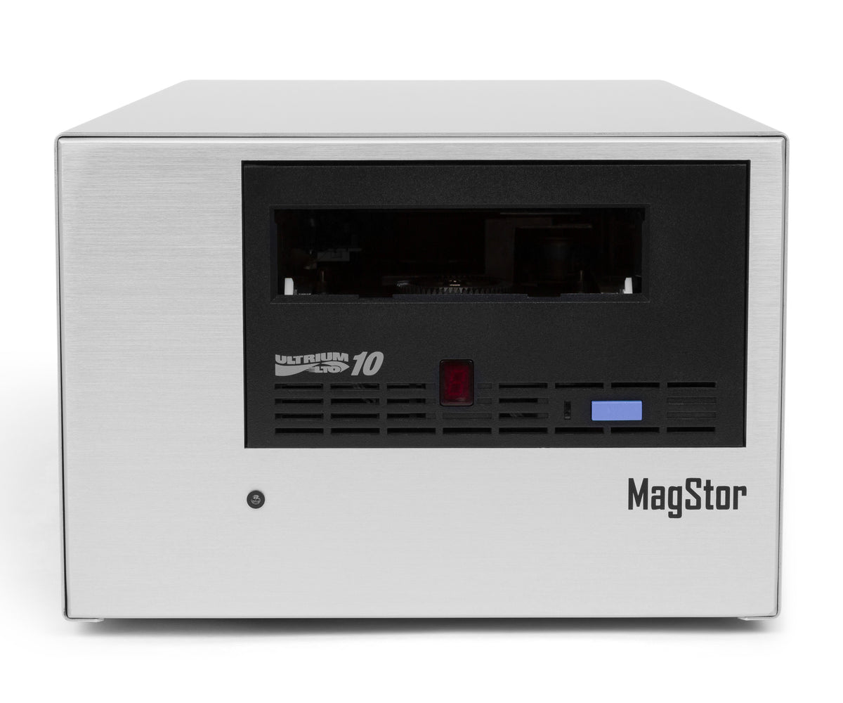 MagStor LTO-10 30TB / 40TB MAX Thunderbolt / USB4 Desktop Tape Drive TAA 2
