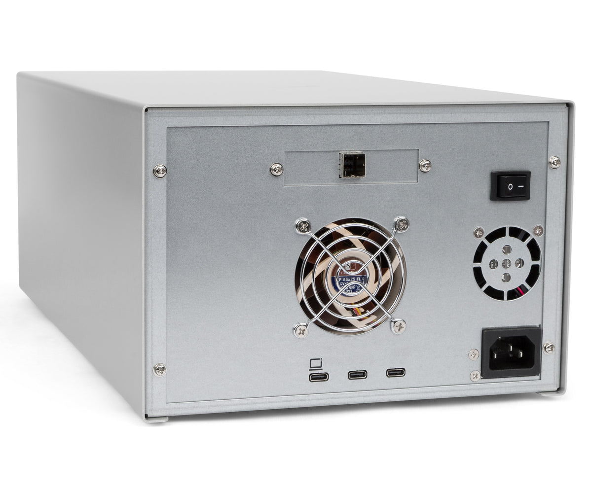 MagStor MAX enclosure rear view — shared chassis image