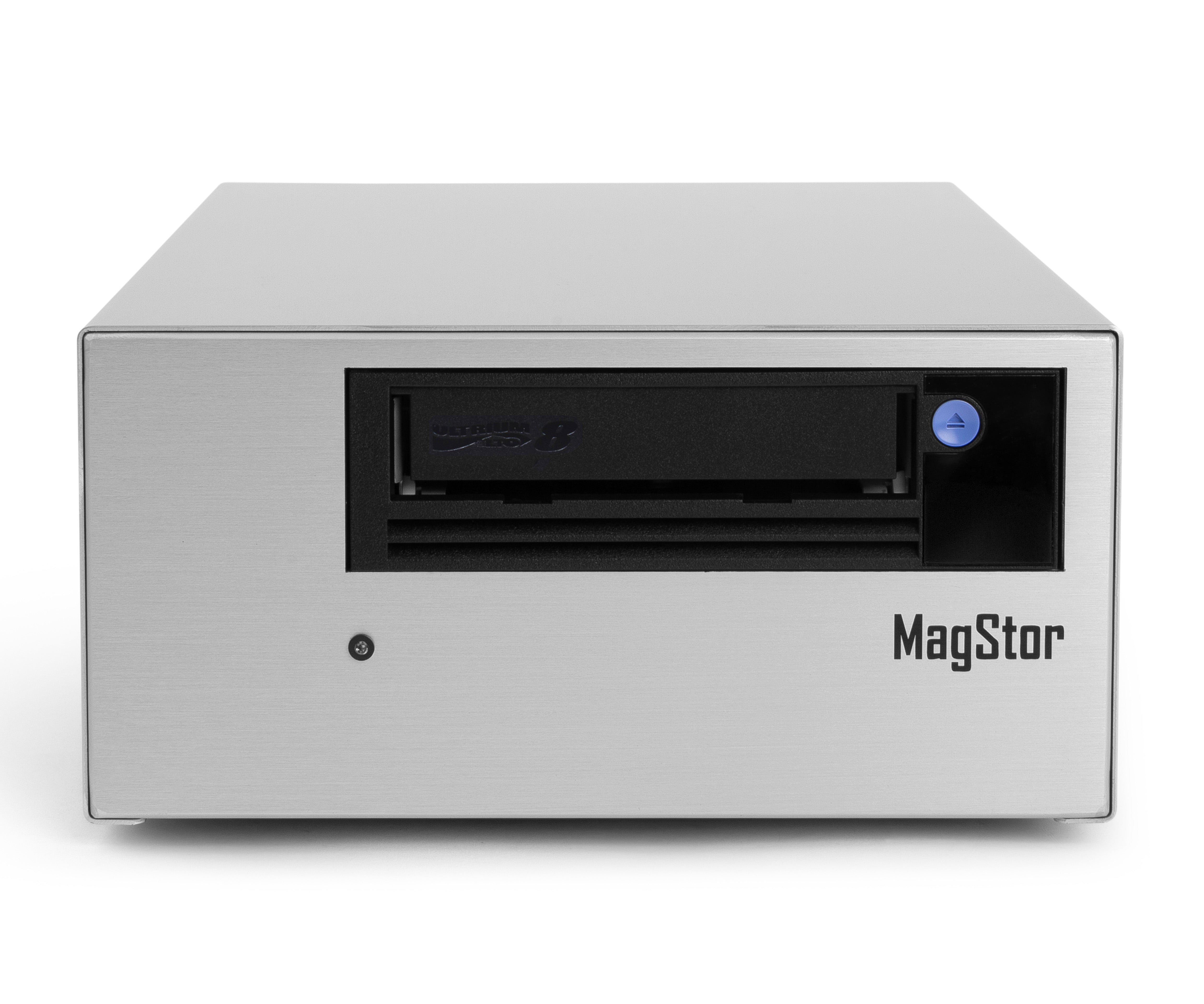 MagStor TRB5-HL8-AIR LTO-8 Thunderbolt USB4 desktop tape drive front view