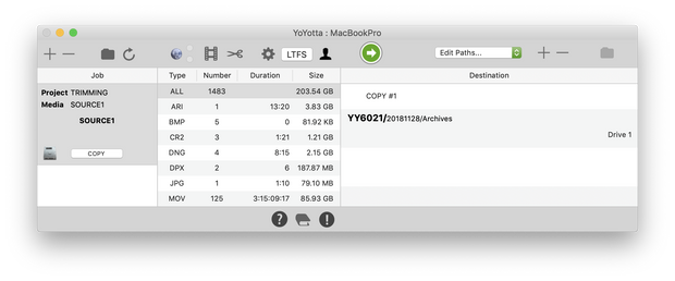 YoYotta v4 LTO LTFS Archiving Software for MAC (1-Year)