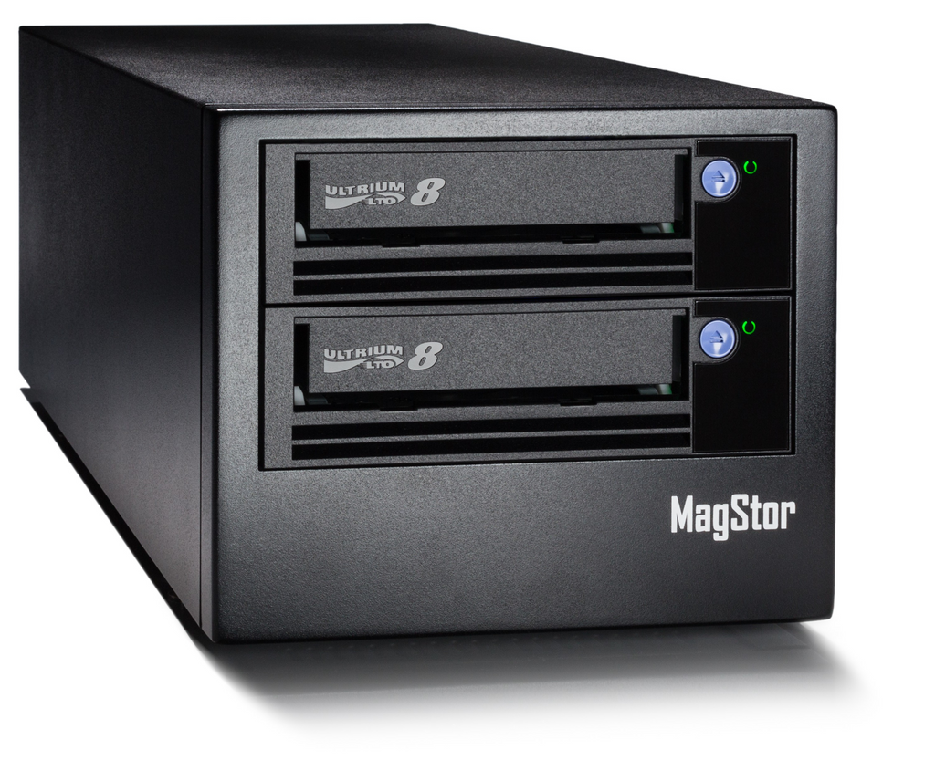 MagStor DUAL LTO8 HH SAS External Desktop Tape Drive 12TB MagStor DUAL LTO8 HH SAS External Desktop Tape Drive 12TB