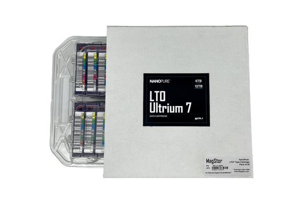 MagStor NanoPure™ LTO7 Tape Cartridge, Pack of 20, NP-L7-20PK