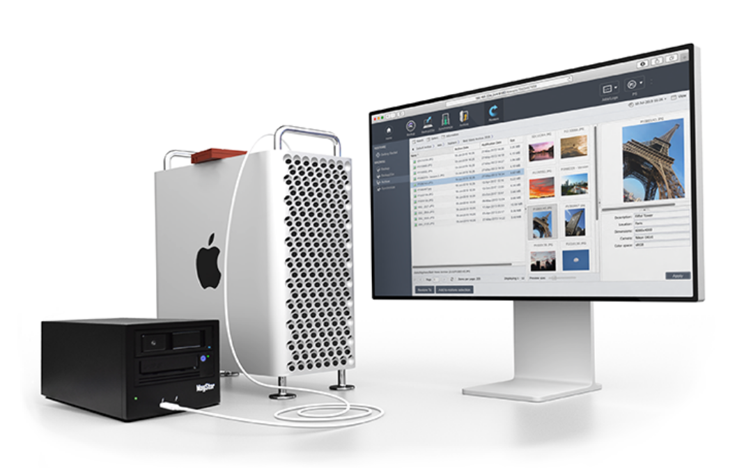 MagStor LTO7 6TB Thunderbolt 3 RAID Desktop LRU Tape Drive LTO-7 TAA TRB3-LRU7 4