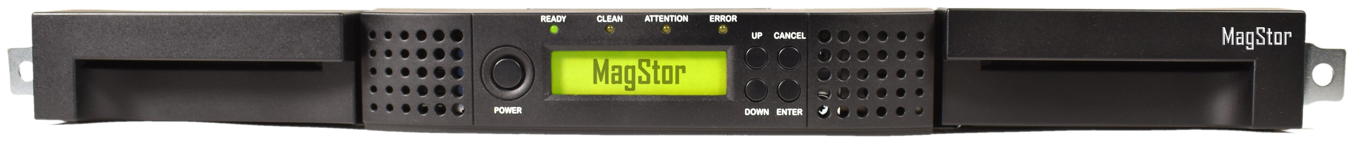 Authentic front photograph of the MagStor M1000 G2 base chassis