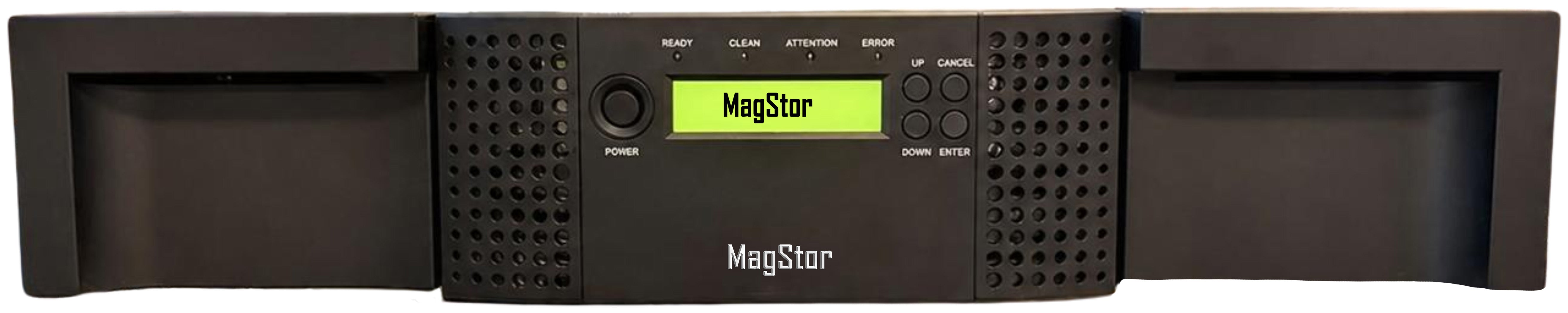 Authentic front photograph of the MagStor M2000 G2 base chassis